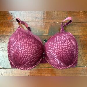 Victoria's Secret Plum Mesh Bra